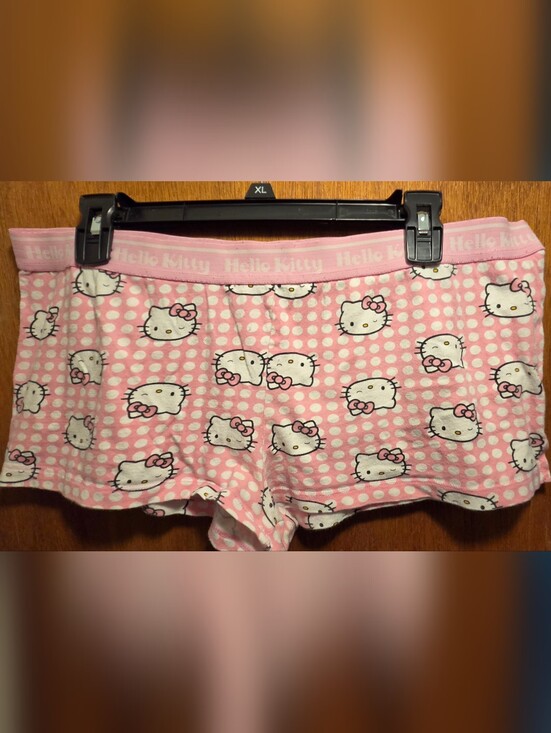 Hello Kitty Other - Hello Kitty Pink White Polka Dot Cotton Pajama Shorts SzXL